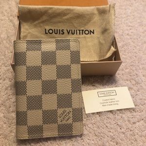 Louis Vuitton pocket organizer Damier Azur